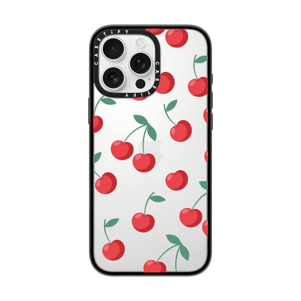 Funda De Teléfono Casetify Compact Para Iphone 16 Pro Max Cherries - Venta Internacional.
