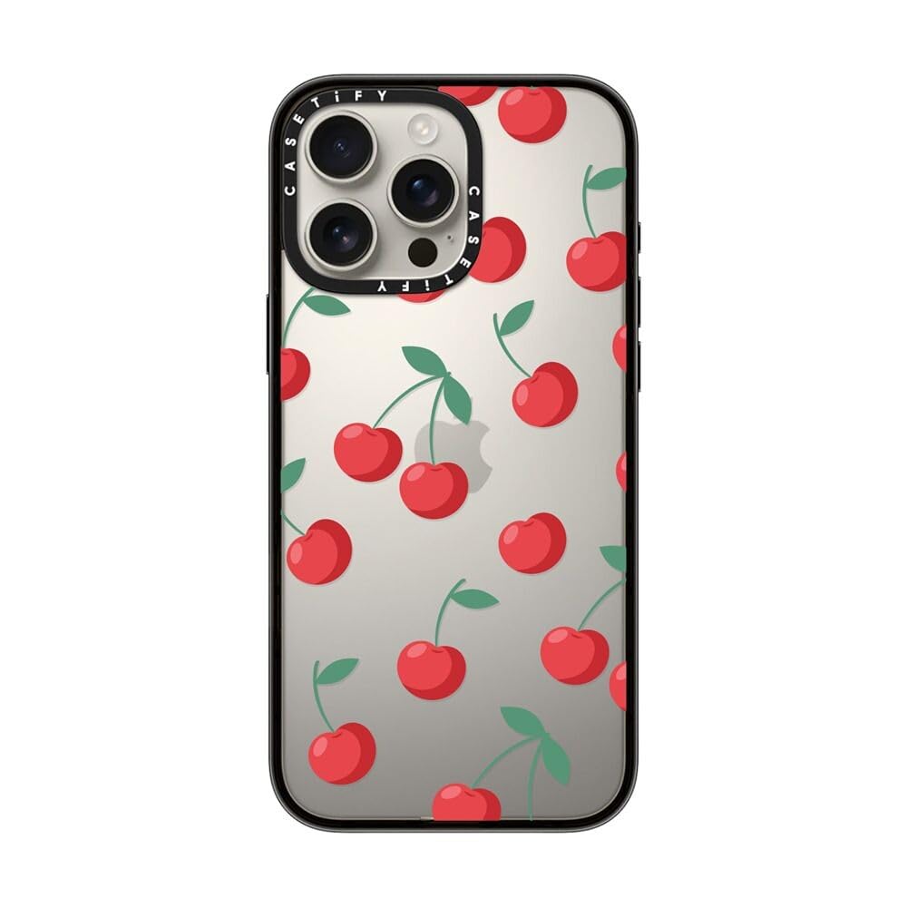Foto 4 pulgar | Funda De Teléfono Casetify Compact Para Iphone 16 Pro Max Cherries - Venta Internacional.