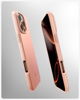 Foto 7 | Funda Spigen Thin Fit Magfit Para Iphone 16 Pro Max Rose Titanium - Venta Internacional.