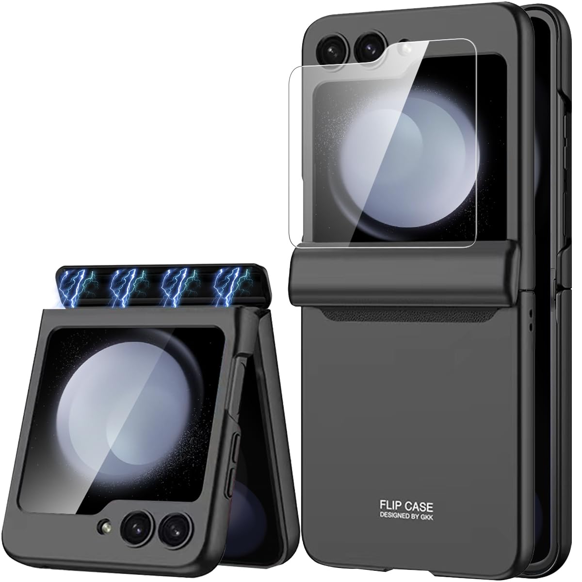 Funda Miimall Para Samsung Galaxy Z Flip 5 Con Protección De Bisagra - Venta Internacional.