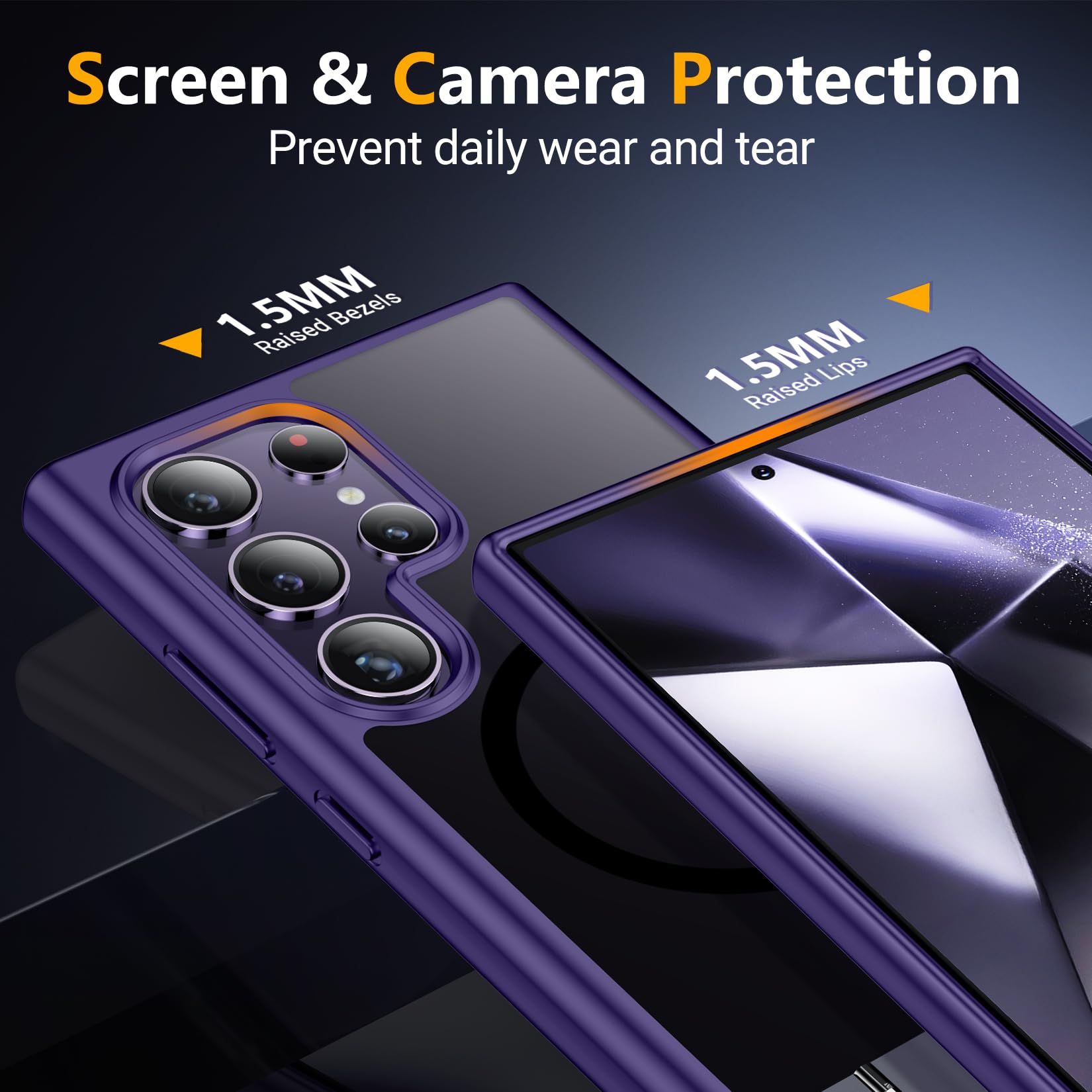 Foto 5 pulgar | Funda De Teléfono Spidercase Para Samsung Galaxy S24 Ultra Con Soporte - Venta Internacional.