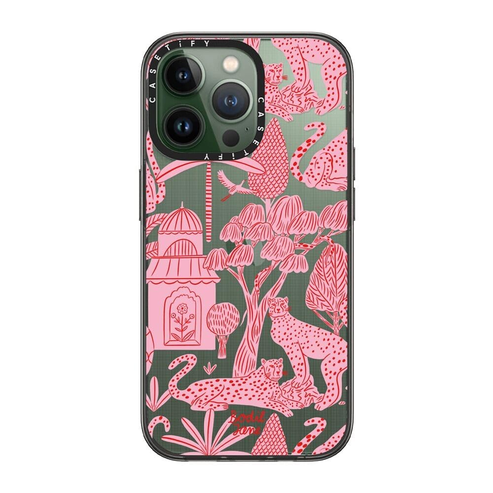 Foto 4 pulgar | Funda Para Teléfono Casetify Compact Iphone 13 Pro Cheetah Pink - Venta Internacional.