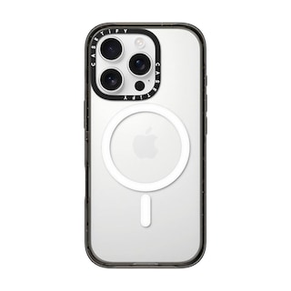 Foto 1 | Funda De Teléfono Casetify Impact Para Iphone 16 Pro, Color Negro Transparente - Venta Internacional.