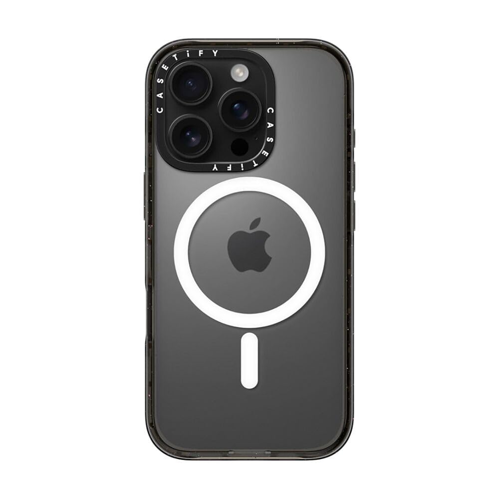 Foto 3 pulgar | Funda De Teléfono Casetify Impact Para Iphone 16 Pro, Color Negro Transparente - Venta Internacional.