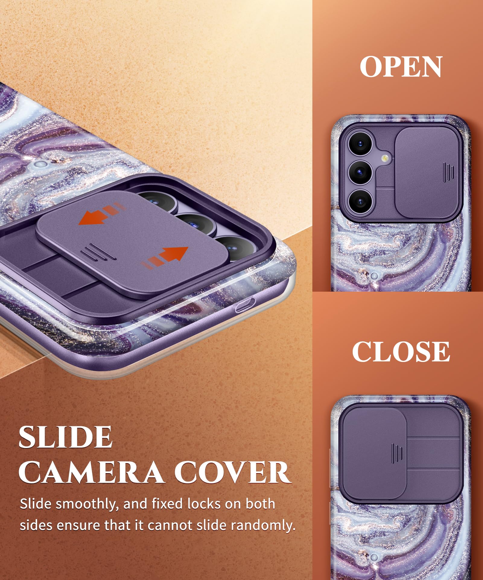 Foto 5 pulgar | Funda De Teléfono Gviewin Diseñada Para Samsung Galaxy S24+ Plus - Venta Internacional.