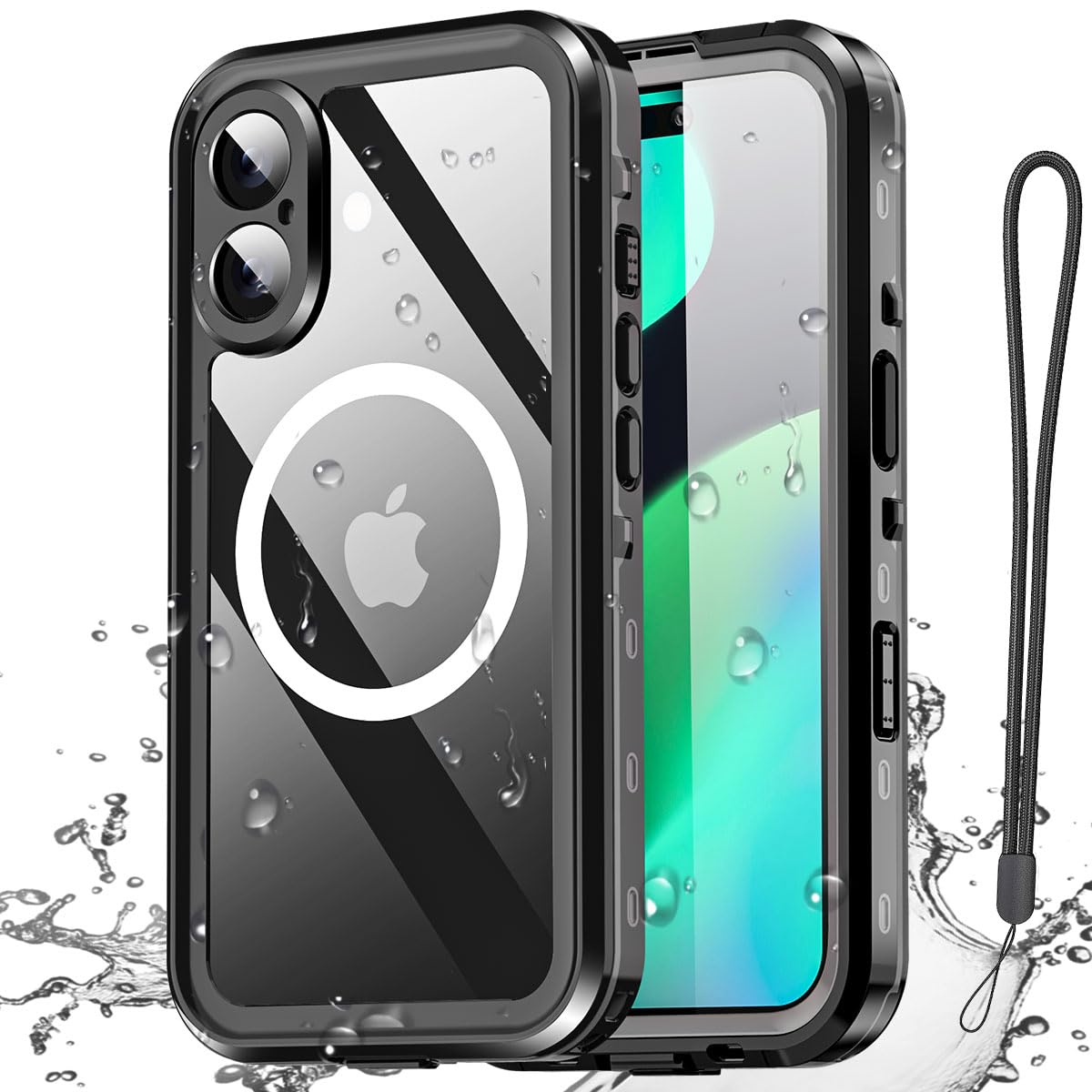 Foto 2 pulgar | Funda Impermeable Aicase Para Iphone 16 Plus (6.7) Con Magsafe - Venta Internacional.