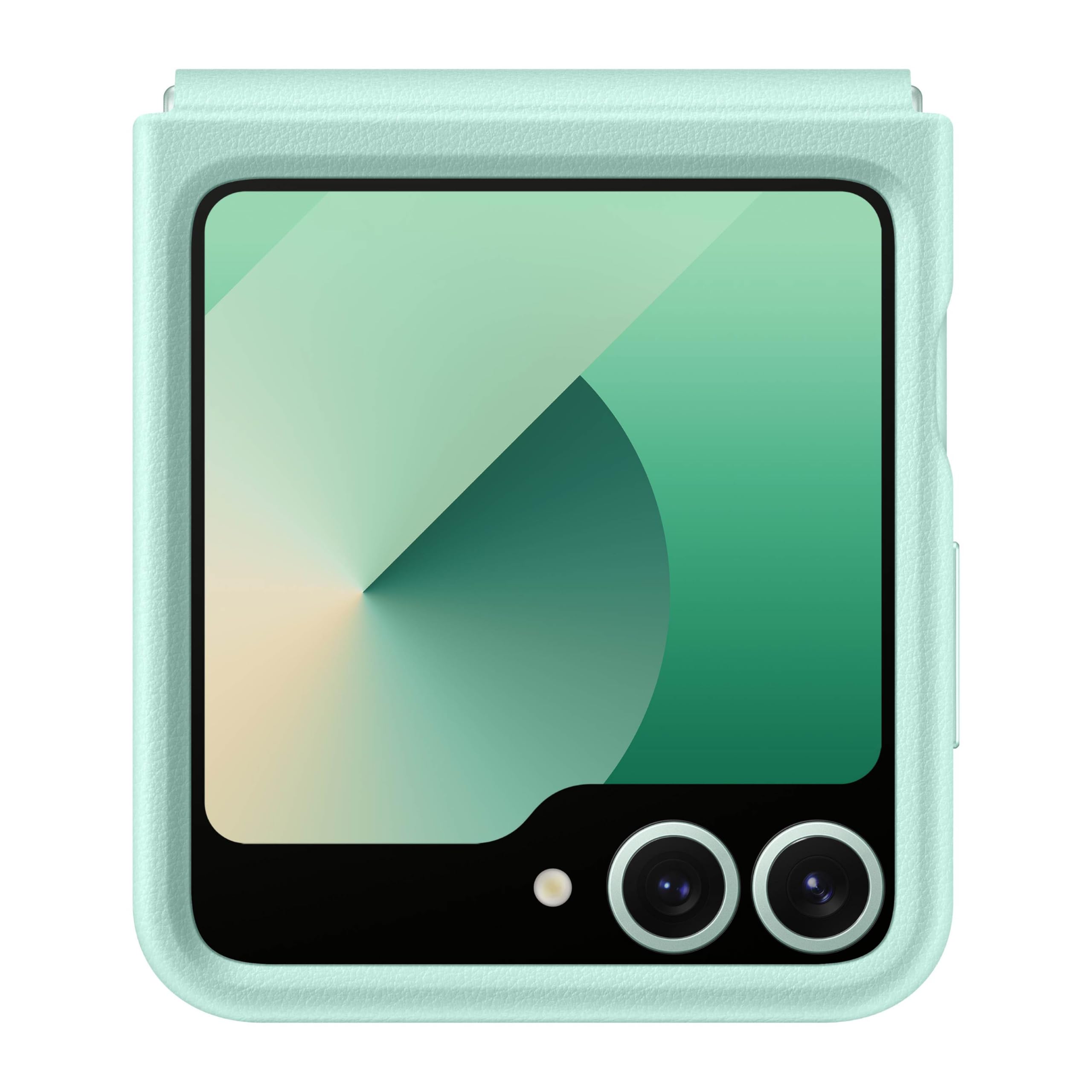 Funda Para Teléfono Samsung Galaxy Z Flip 6 Kindsuit De Piel Color Menta - Venta Internacional.