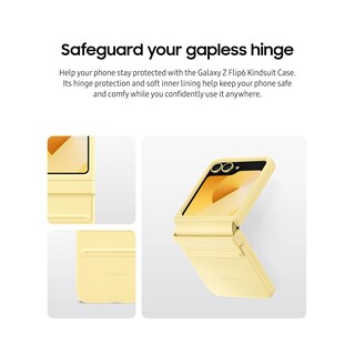 Foto 4 | Funda Para Teléfono Samsung Galaxy Z Flip 6 Kindsuit De Piel Color Menta - Venta Internacional.
