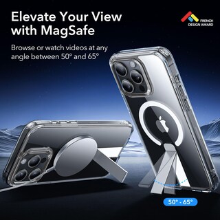 Foto 2 | Funda De Teléfono Esr Boost Series Con Soporte Para Iphone 15 Pro Clear - Venta Internacional.