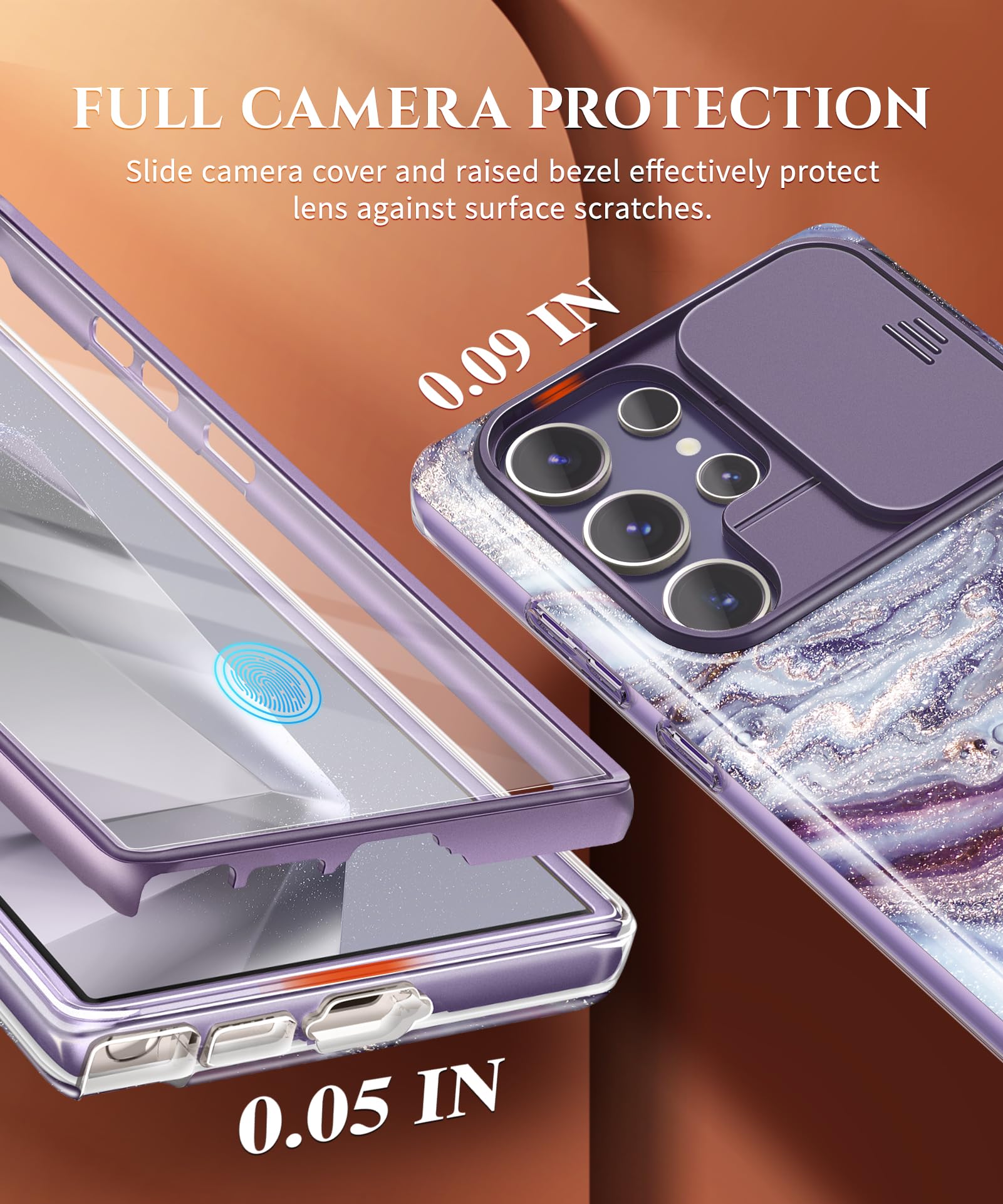 Foto 4 pulgar | Funda De Teléfono Gviewin Para Samsung Galaxy S24 Ultra 6.8 Pulgadas - Venta Internacional.