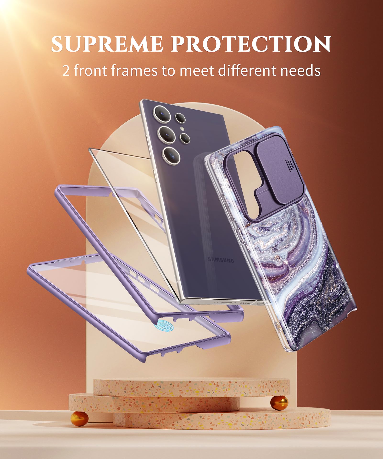 Foto 5 | Funda De Teléfono Gviewin Para Samsung Galaxy S24 Ultra 6.8 Pulgadas - Venta Internacional.