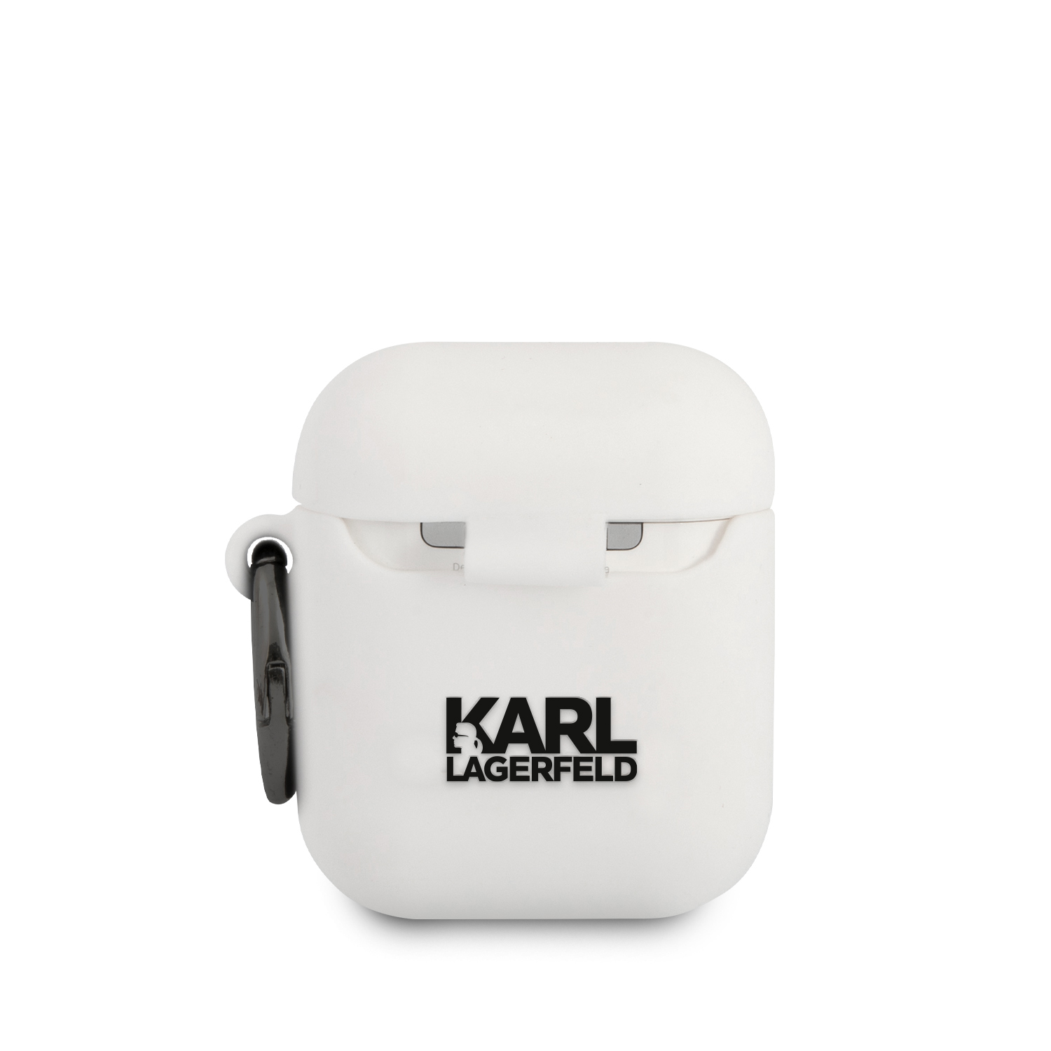 Foto 3 pulgar | Funda Karl Lagerfeld Silicón Para Airpods 1/2 - Blanco Original