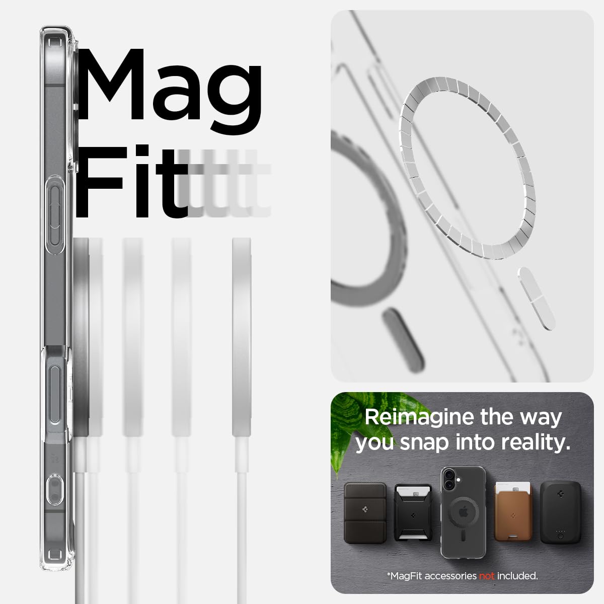Foto 7 pulgar | Funda Spigen Ultra Hybrid Magfit Para Iphone 16 Plus De Fibra De Carbono - Venta Internacional.