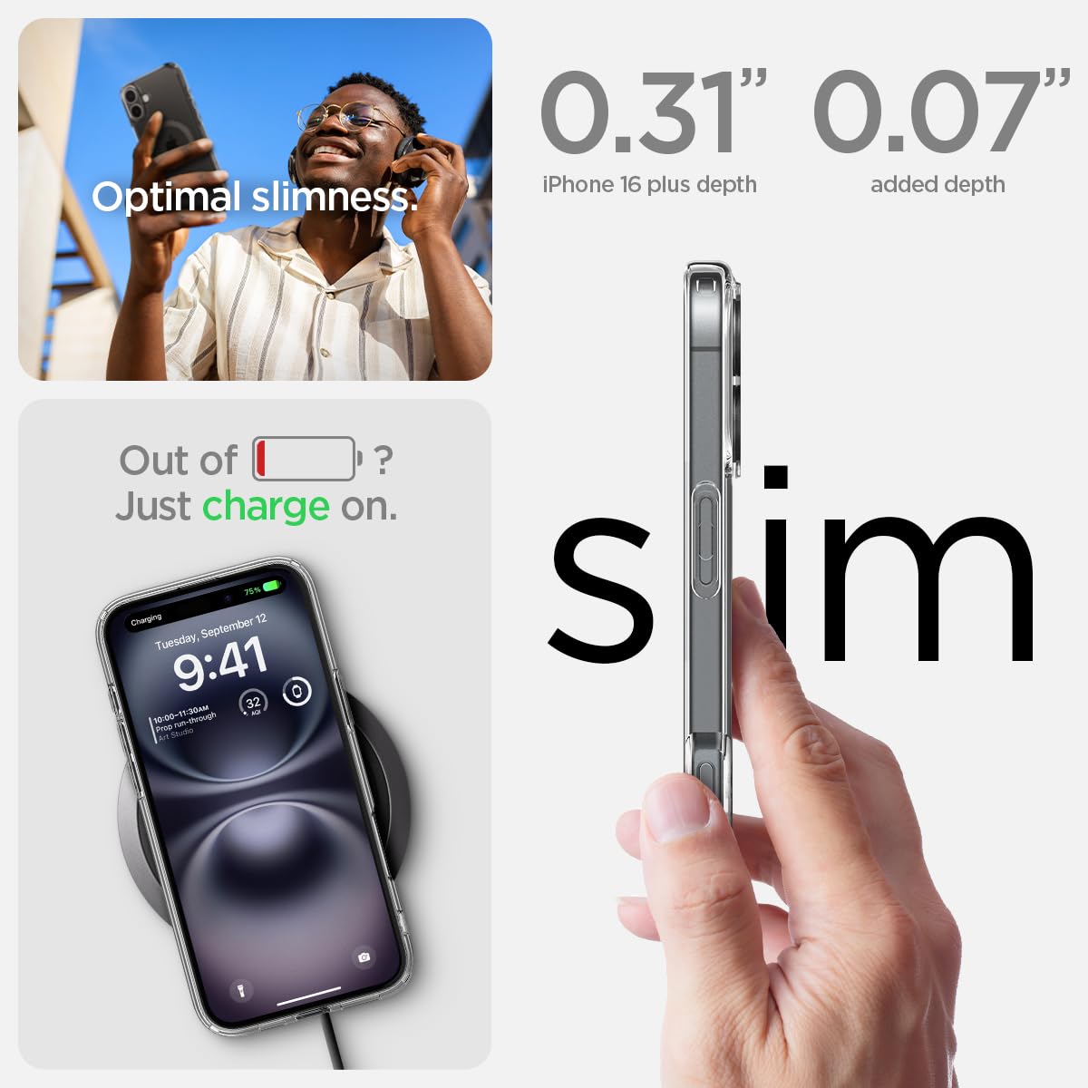 Foto 8 pulgar | Funda Spigen Ultra Hybrid Magfit Para Iphone 16 Plus De Fibra De Carbono - Venta Internacional.