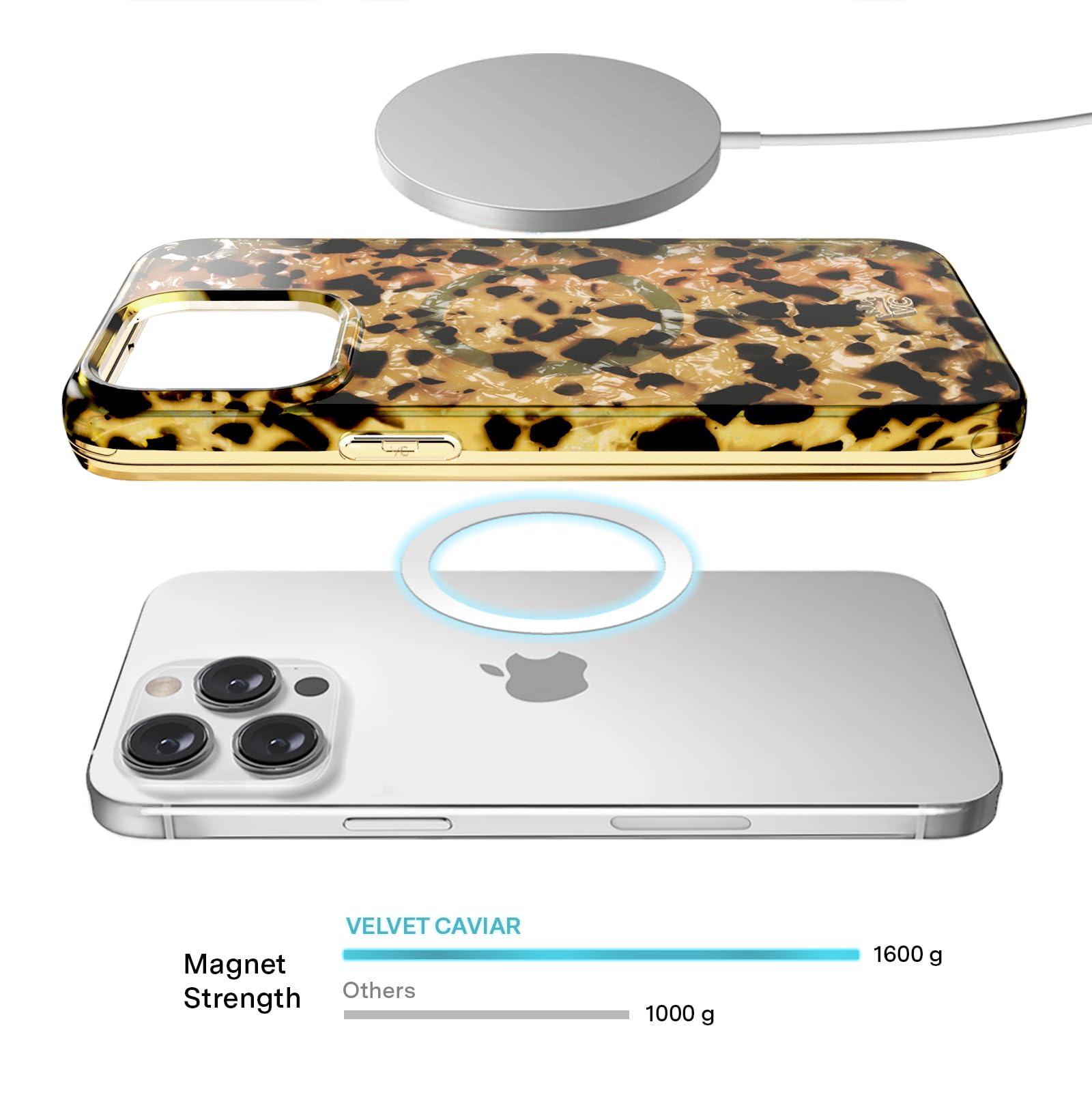 Foto 2 | Funda De Teléfono Velvet Caviar Tortoise Shell Para Iphone 15 Pro Max - Venta Internacional.