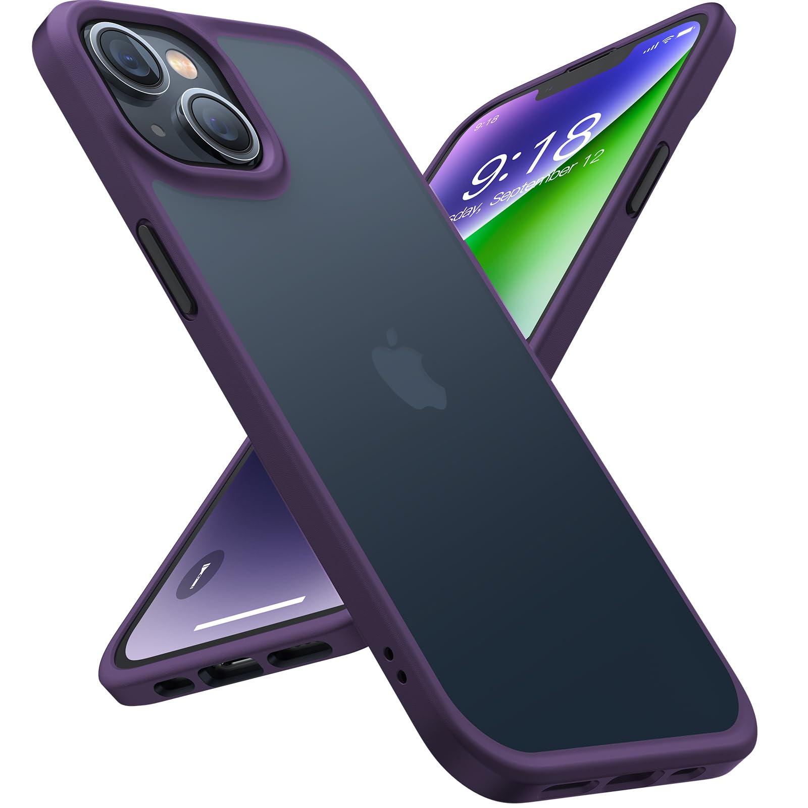Funda De Teléfono Torras Guardian Series Para Iphone 14/13 Morada - Venta Internacional.