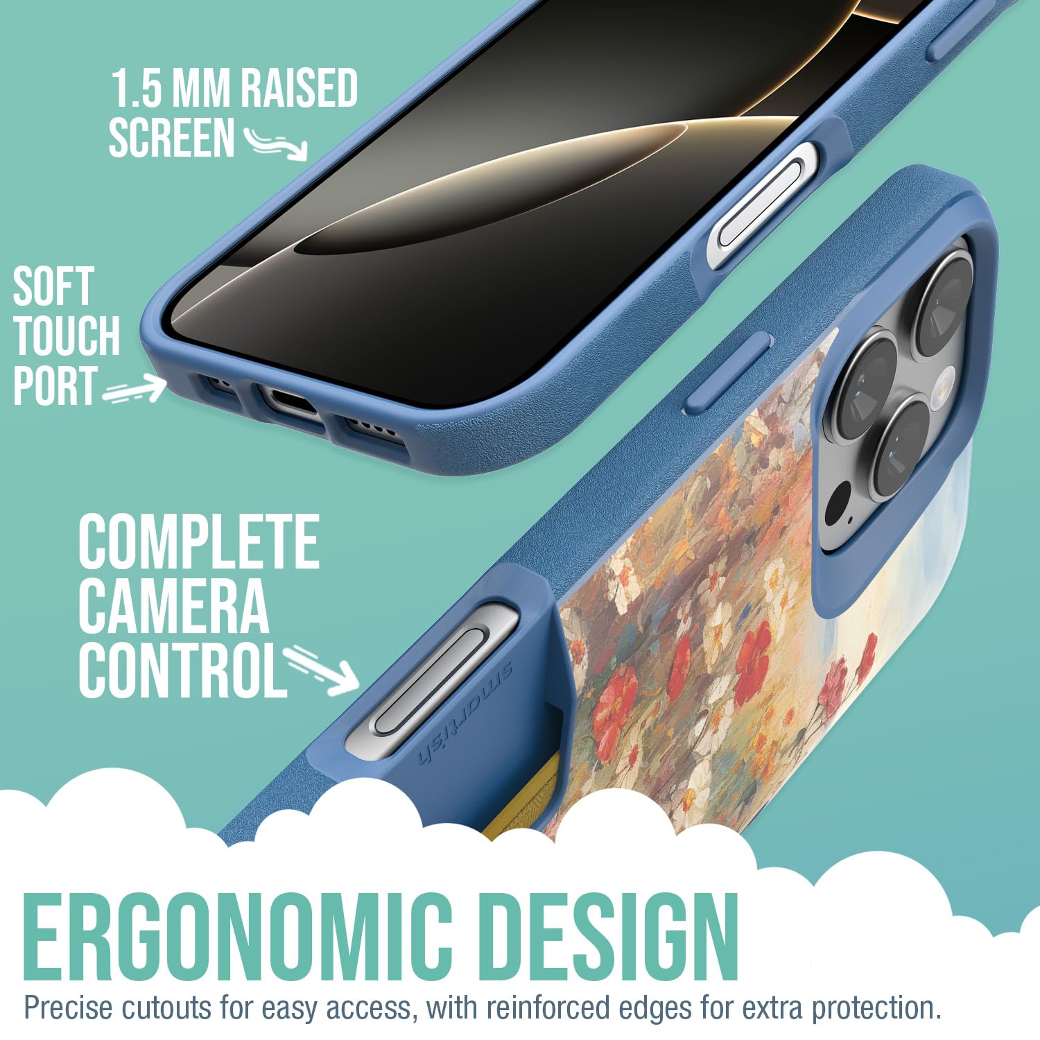 Foto 4 pulgar | Funda Tipo Cartera Smartish  Para Iphone 16 Pro Max Wallet Slayer, Vol. 1 - Venta Internacional.