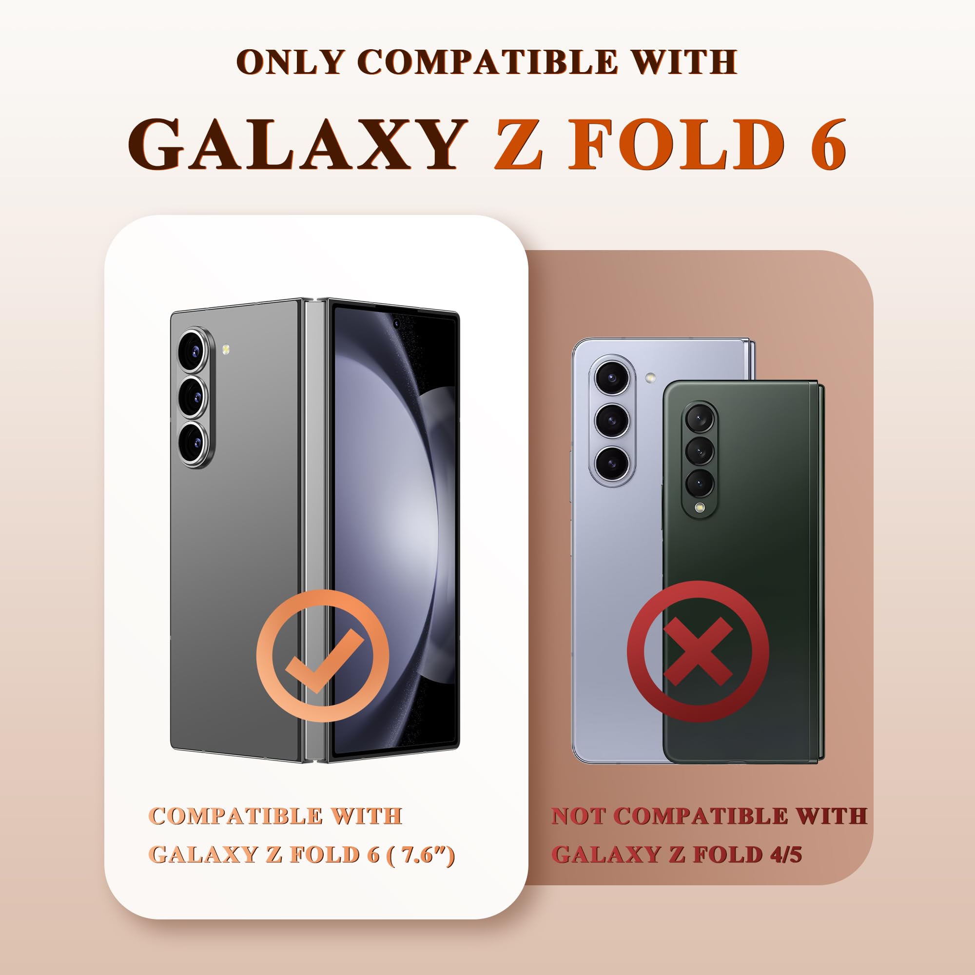 Foto 3 pulgar | Funda De Teléfono Gviewin Para Samsung Galaxy Z Fold 6 Con Soporte Para Bolígrafos - Venta Internacional.