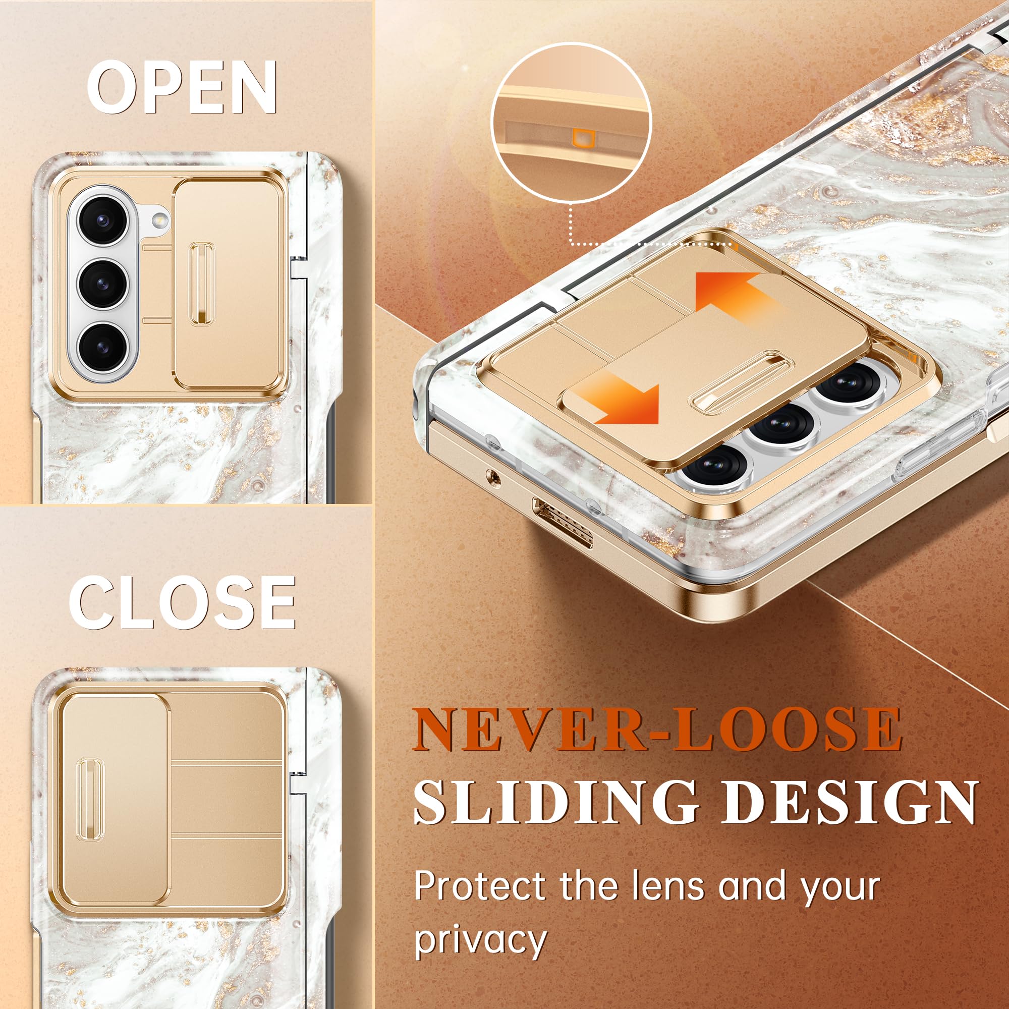 Foto 6 pulgar | Funda De Teléfono Gviewin Para Samsung Galaxy Z Fold 6 Con Soporte Para Bolígrafos - Venta Internacional.