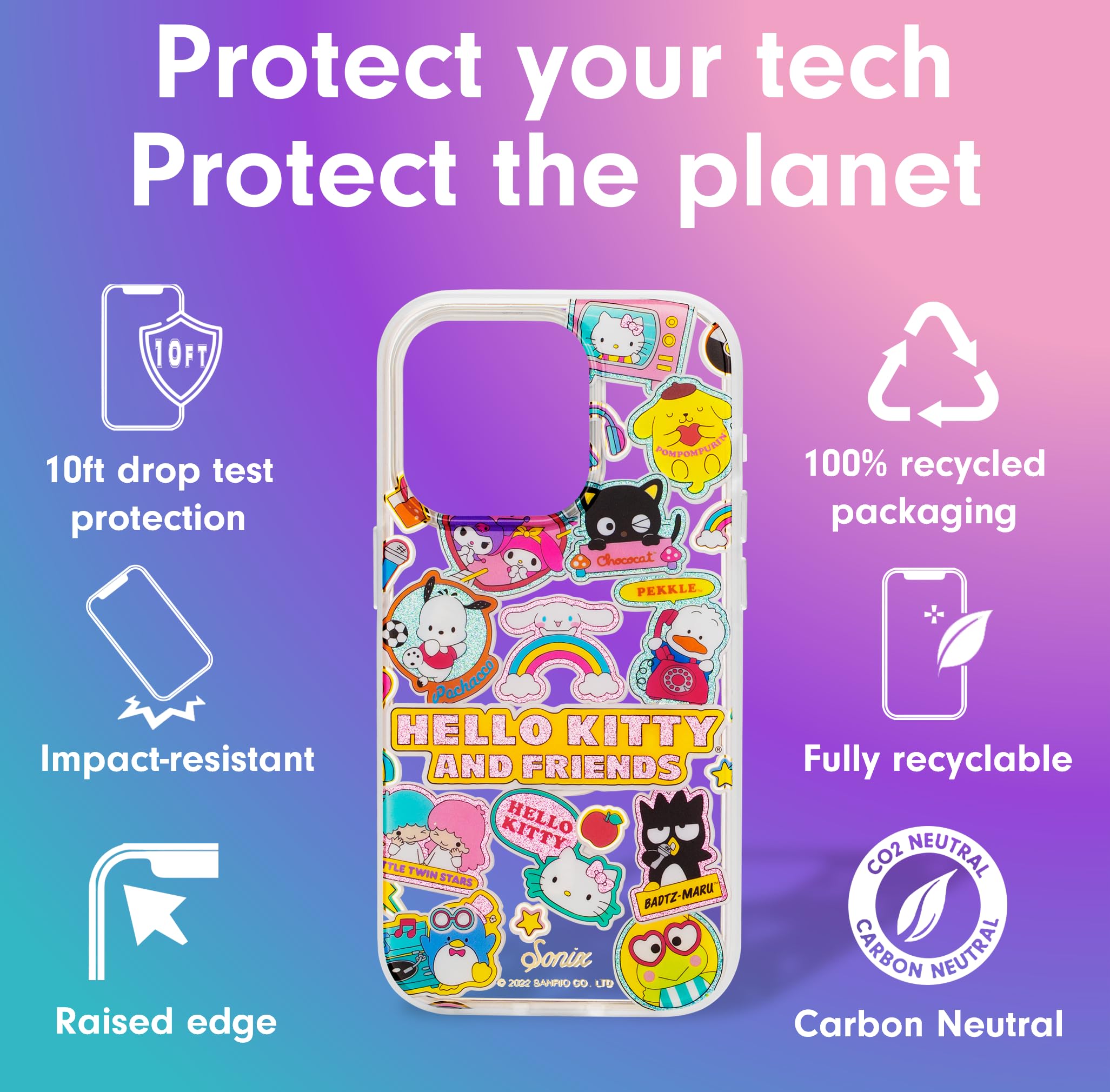 Foto 5 pulgar | Funda Para Teléfono Sonix X Sanrio Hello Kitty Para Iphone 15 Pro Max - Venta Internacional.