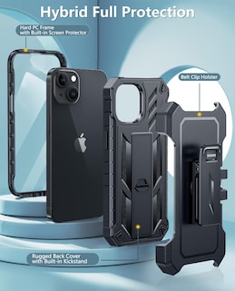 Foto 2 | Funda De Teléfono Fntcase Para Iphone 15, Grado Militar, Protección Total - Venta Internacional.
