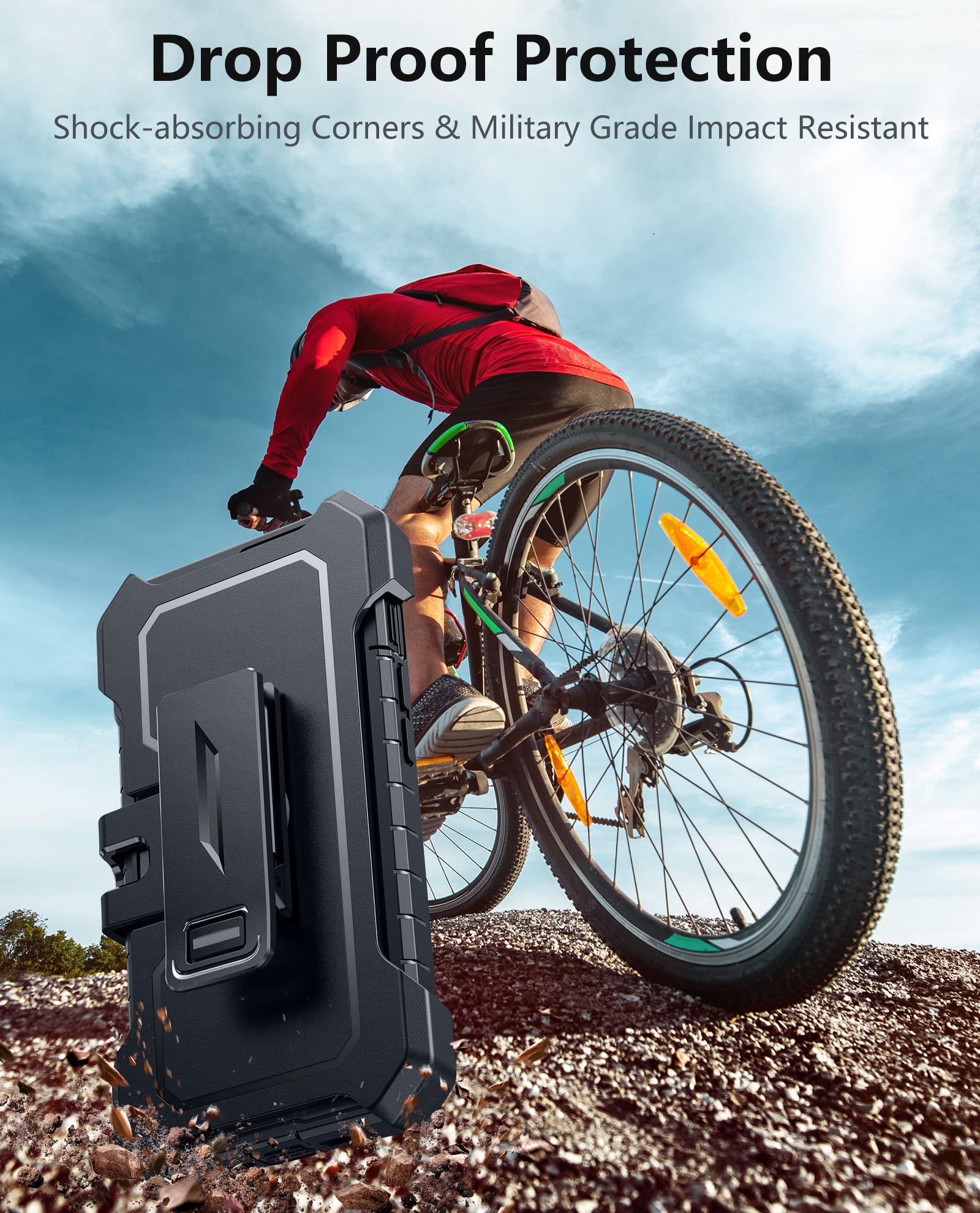 Foto 6 pulgar | Funda De Teléfono Fntcase Para Iphone 15, Grado Militar, Protección Total - Venta Internacional.