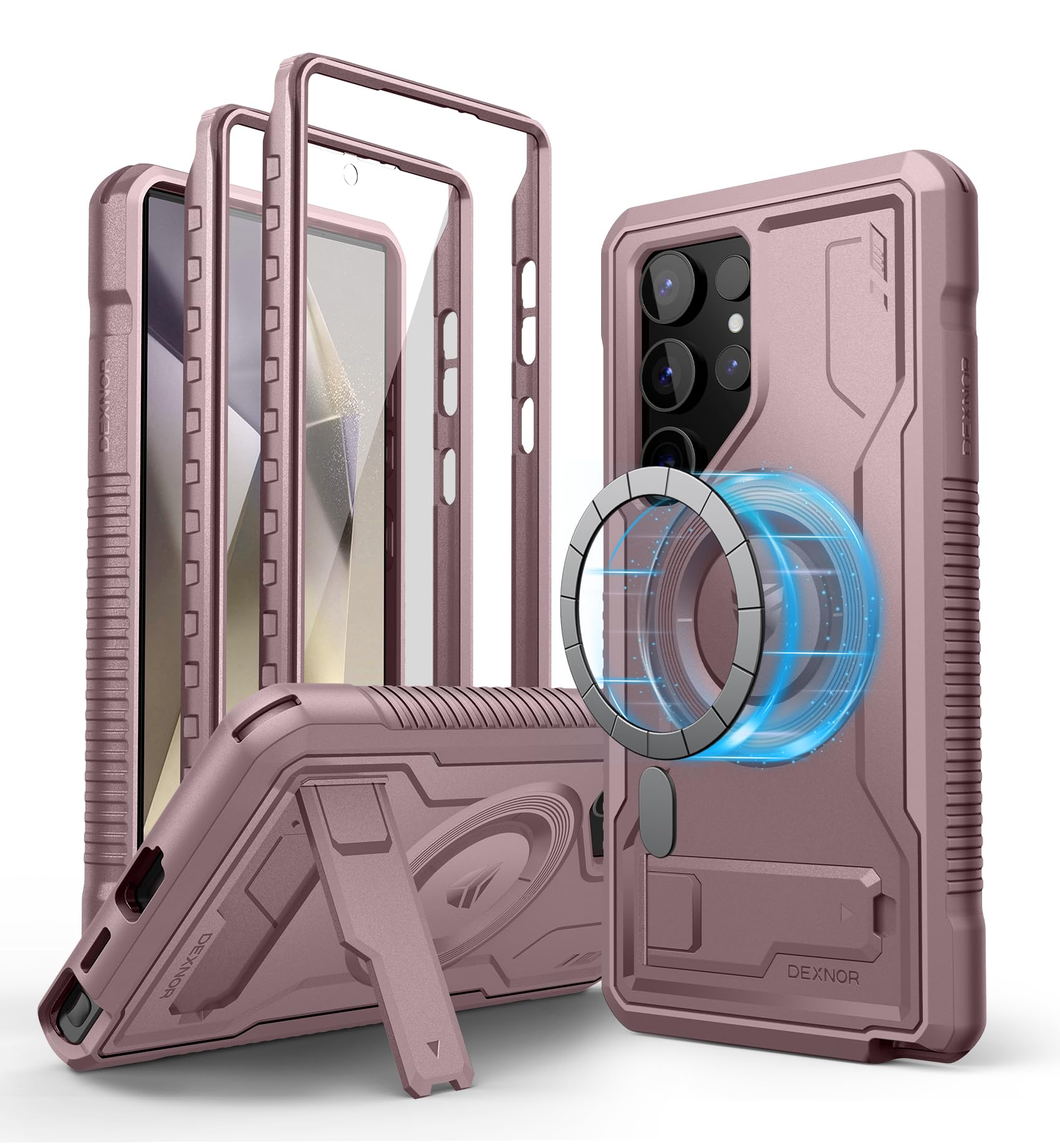 Funda Magnética Dexnor Para Samsung Galaxy S24 Ultra Pink - Venta Internacional.