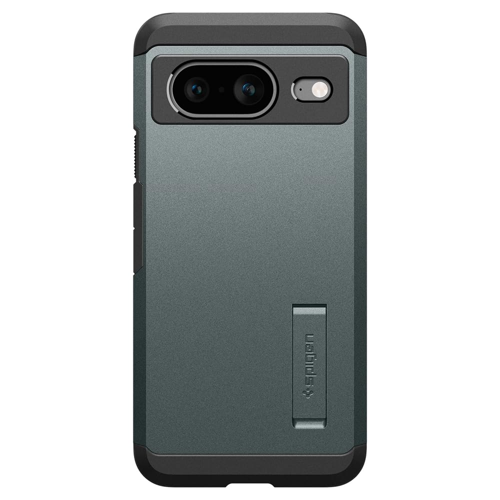 Foto 5 pulgar | Funda De Teléfono Spigen Tough Armor Para Pixel 8 (2023) Abyss Green - Venta Internacional.