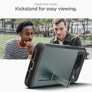 Foto 6 | Funda De Teléfono Spigen Tough Armor Para Pixel 8 (2023) Abyss Green - Venta Internacional.