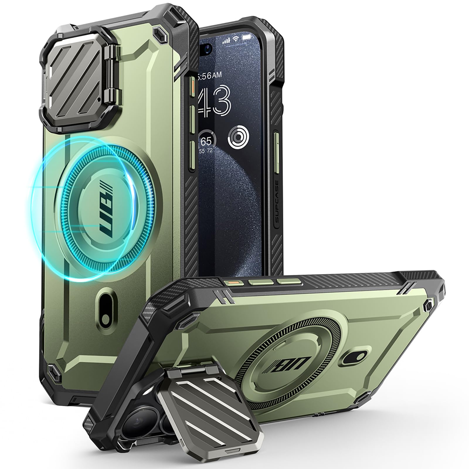 Foto 2 pulgar | Funda De Teléfono Supcase Para Iphone 15 Pro Max Con Funda De Cámara - Venta Internacional.