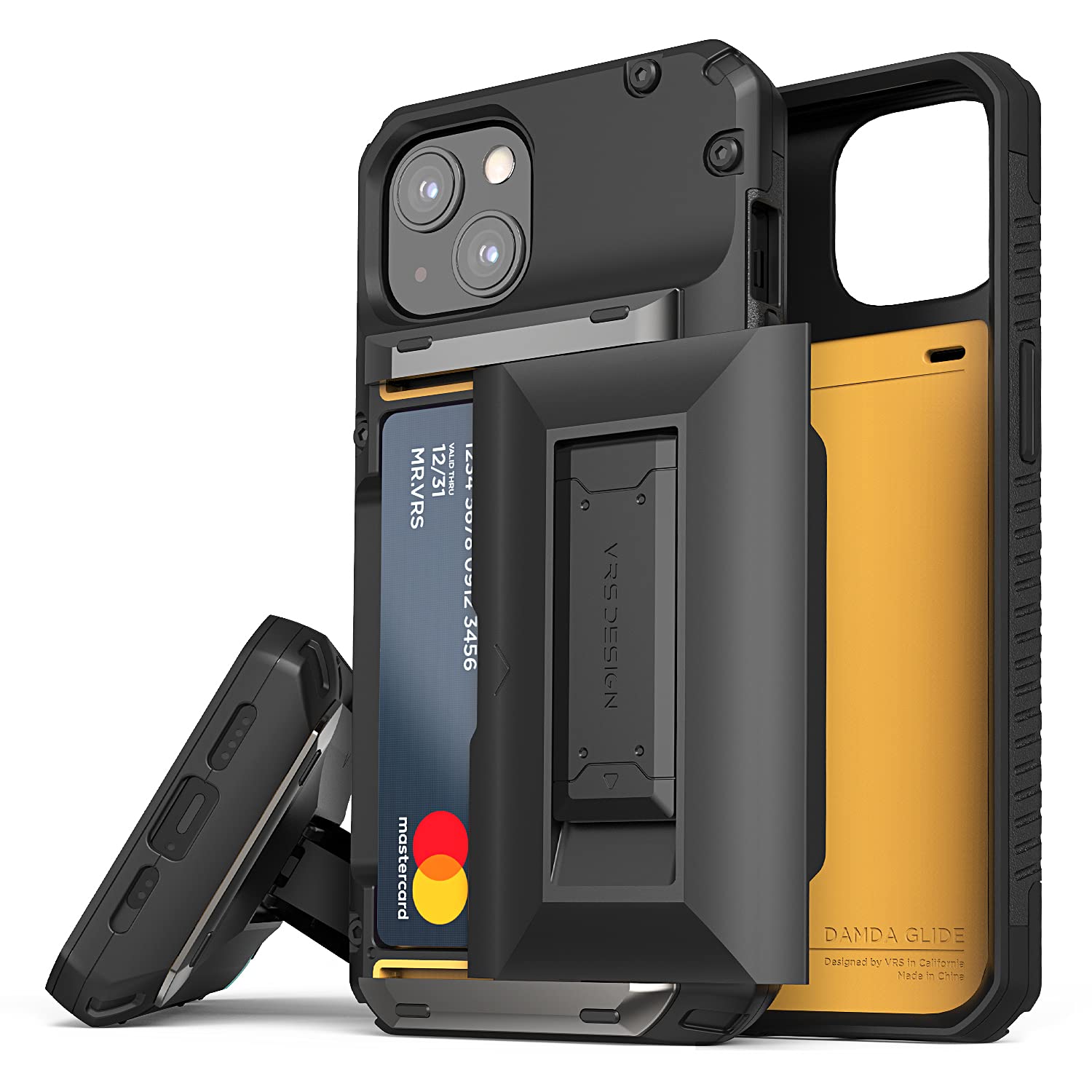 Funda Vrs Design Damda Glide Hybrid Con Tarjetero Para Iphone 13 - Venta Internacional.