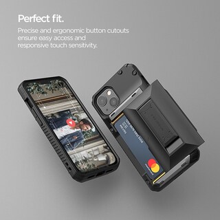 Foto 3 | Funda Vrs Design Damda Glide Hybrid Con Tarjetero Para Iphone 13 - Venta Internacional.