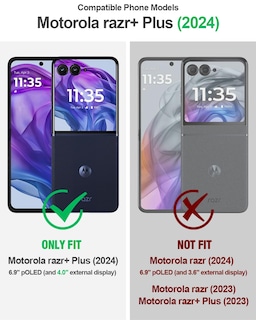 Foto 2 | Funda Poetic Spartan Para Motorola Moto Razr Plus 2024 Azul - Venta Internacional.