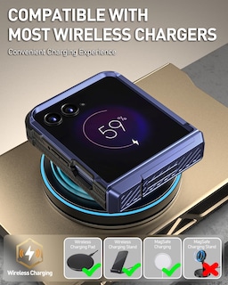 Foto 7 | Funda Poetic Spartan Para Motorola Moto Razr Plus 2024 Azul - Venta Internacional.