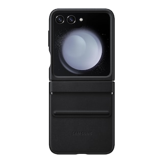 Foto 1 | Funda De Piel Ecológica Con Solapa Para Samsung Galaxy Z Flip5, Color Negro - Venta Internacional.