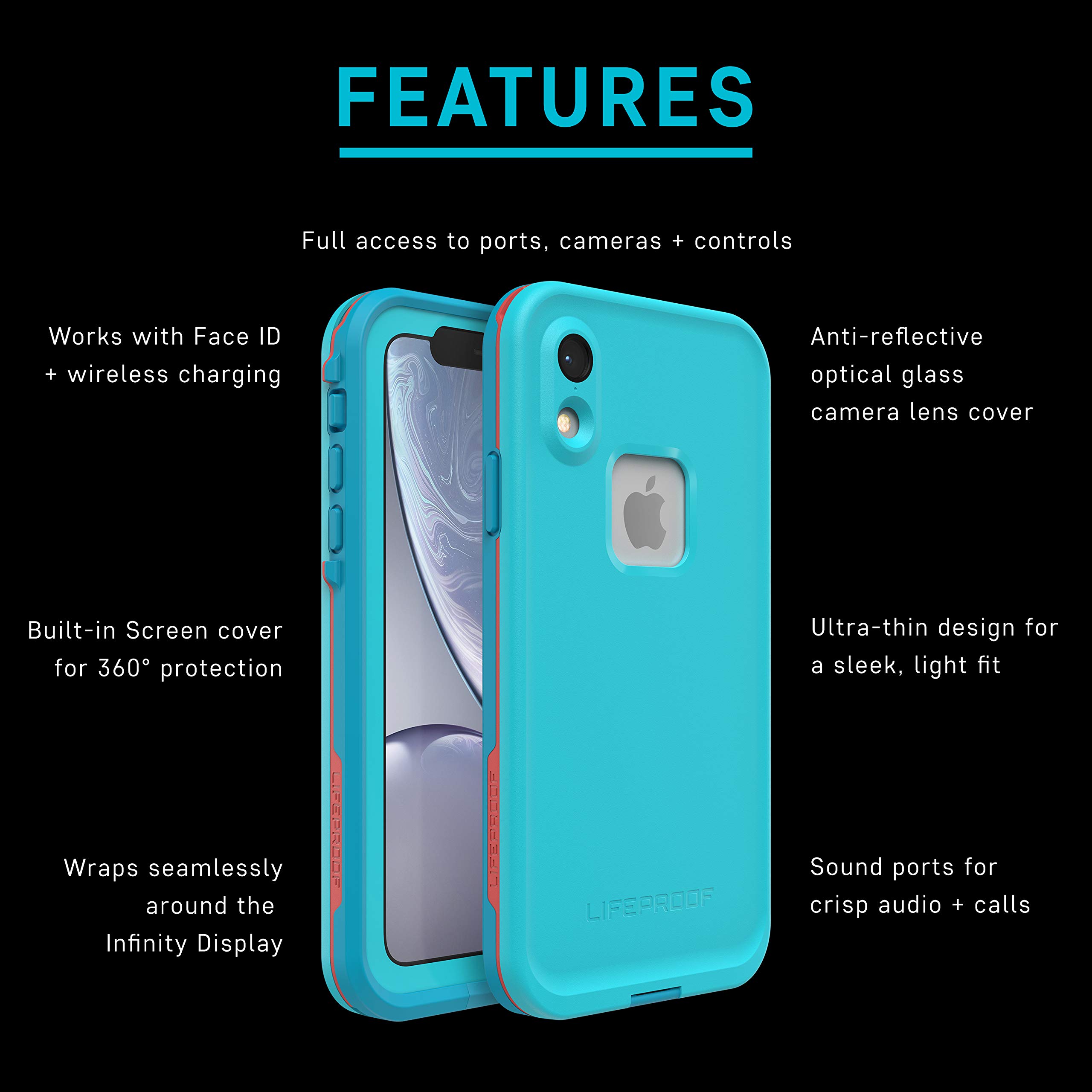 Foto 7 pulgar | Funda Lifeproof Para Iphone Xr, Serie Frē, Tiki, Resistente Al Agua Ip68 - Venta Internacional.
