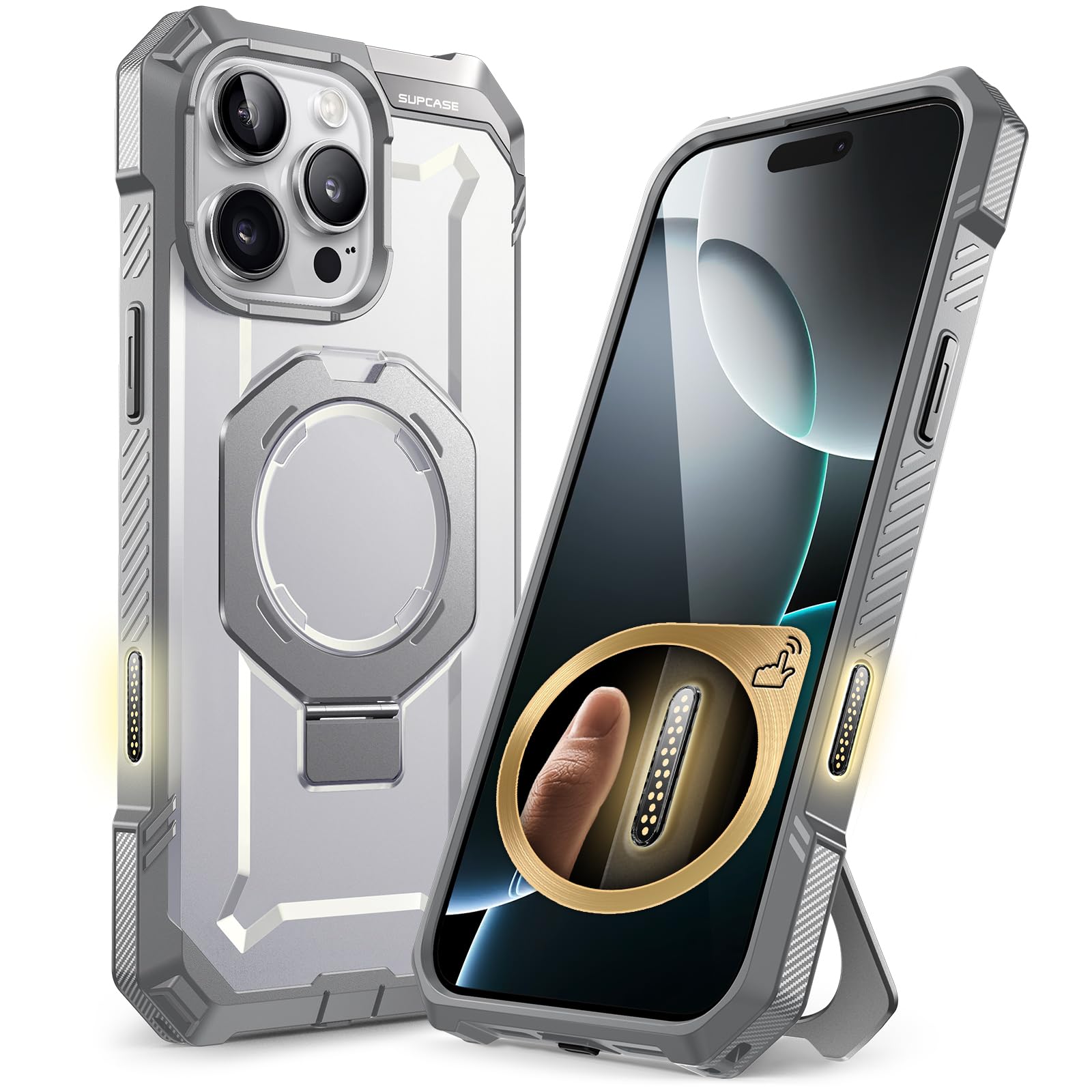 Foto 1 | Funda Para Teléfono Supcase Unicorn Beetle Grip Para Iphone 16 Pro Max, Color Blanco - Venta Internacional.