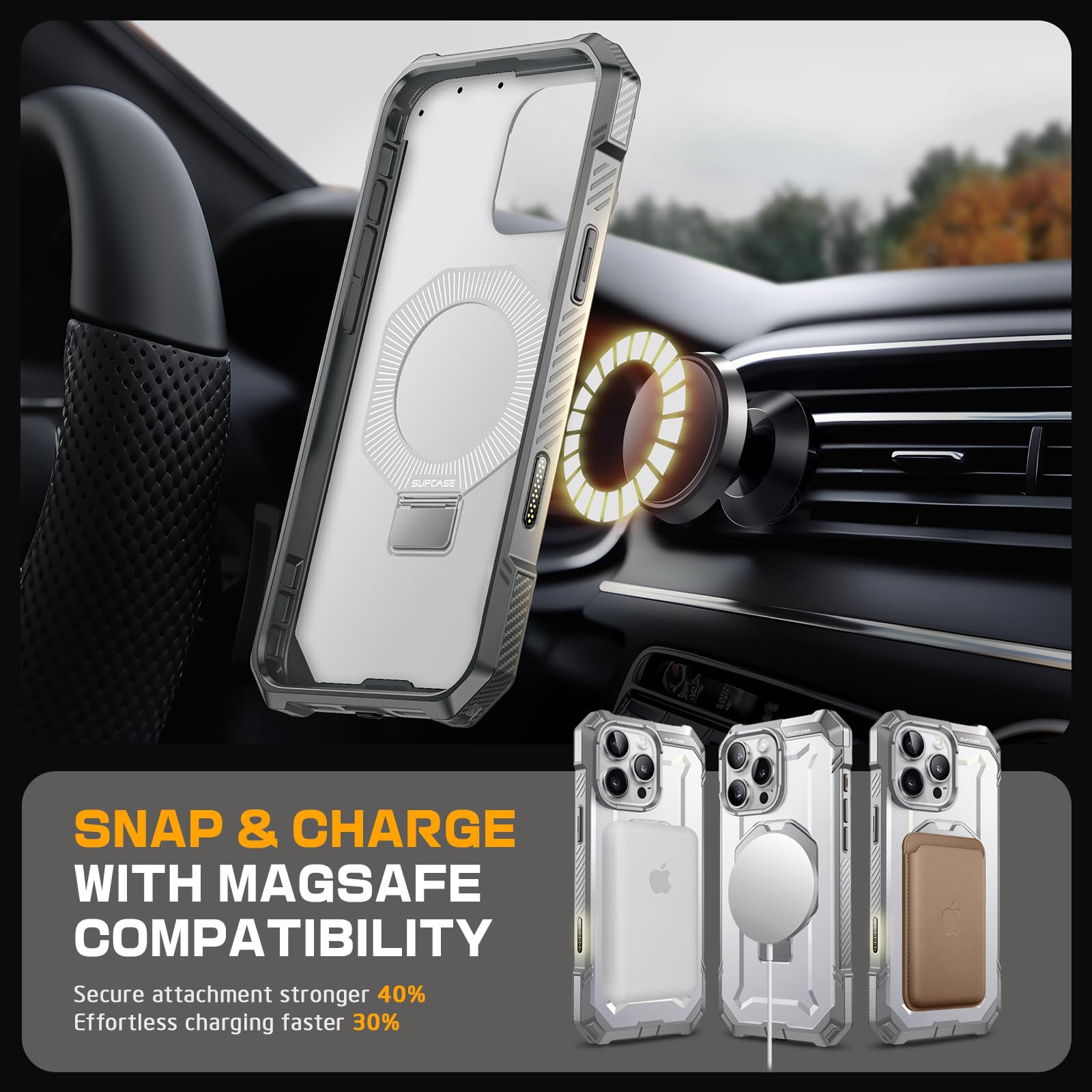 Foto 8 pulgar | Funda Para Teléfono Supcase Unicorn Beetle Grip Para Iphone 16 Pro Max, Color Blanco - Venta Internacional.