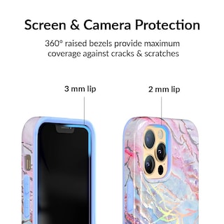 Foto 3 | Funda De Teléfono Velvet Caviar Para Iphone 12/12 Pro, Holográfica, Azul - Venta Internacional.
