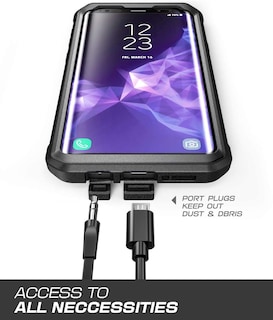 Foto 5 | Funda Supcase Unicorn Beetle Pro Rugged Galaxy S9 Negra - Venta Internacional.