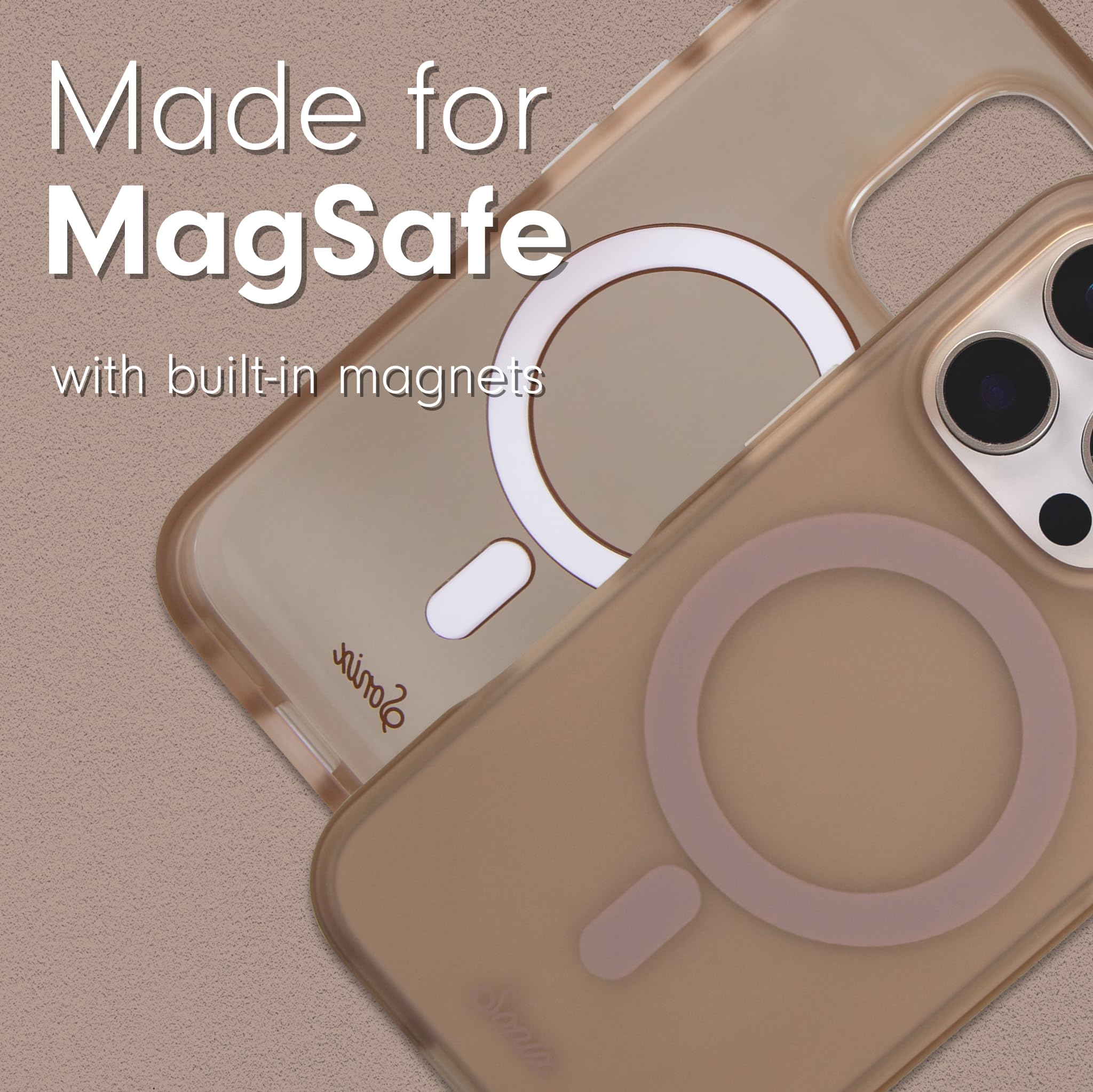 Foto 5 pulgar | Funda De Teléfono Sonix Para Iphone 16 Pro Magsafe 3m Drop Test Brown - Venta Internacional.