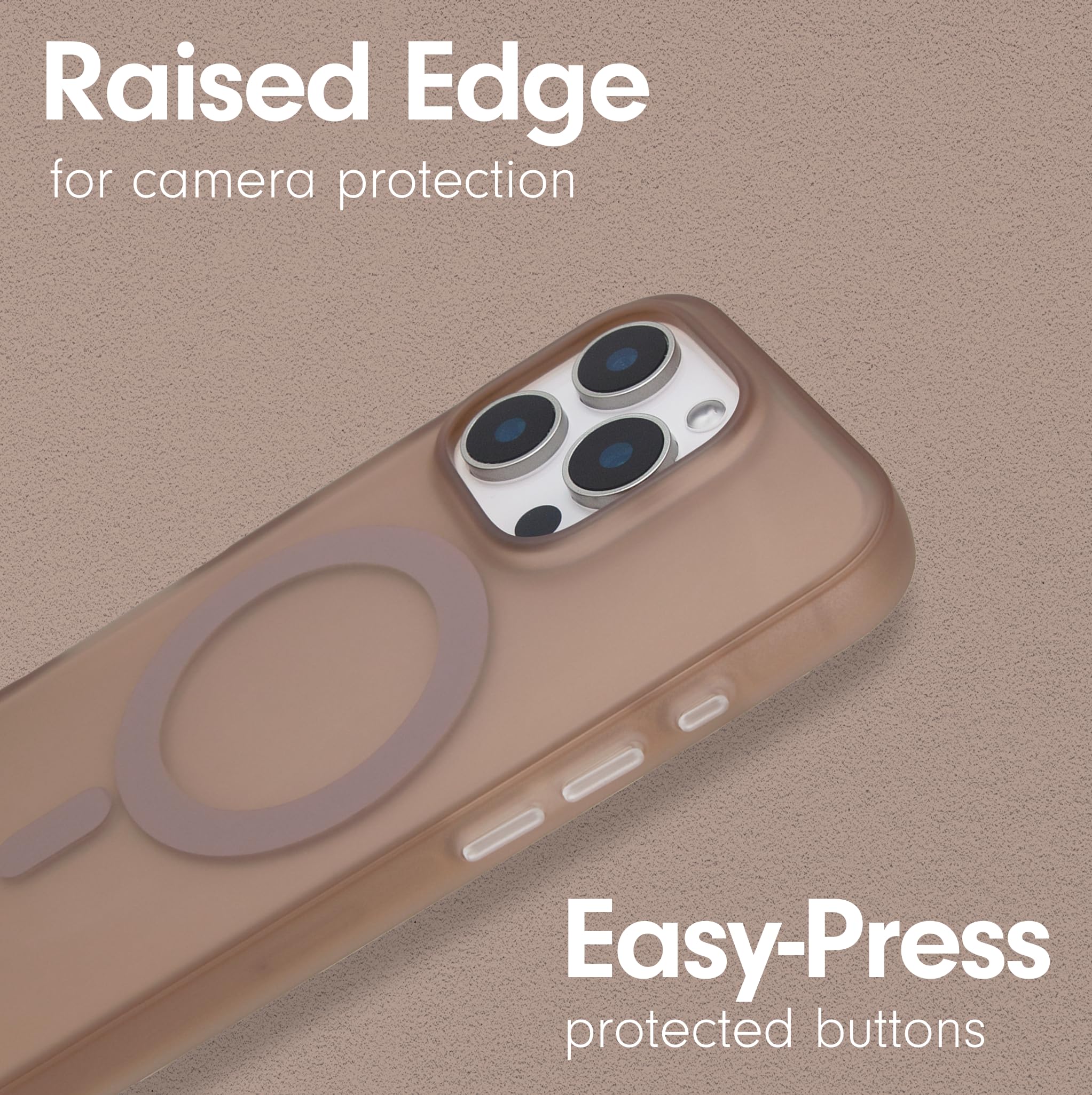Foto 7 pulgar | Funda De Teléfono Sonix Para Iphone 16 Pro Magsafe 3m Drop Test Brown - Venta Internacional.
