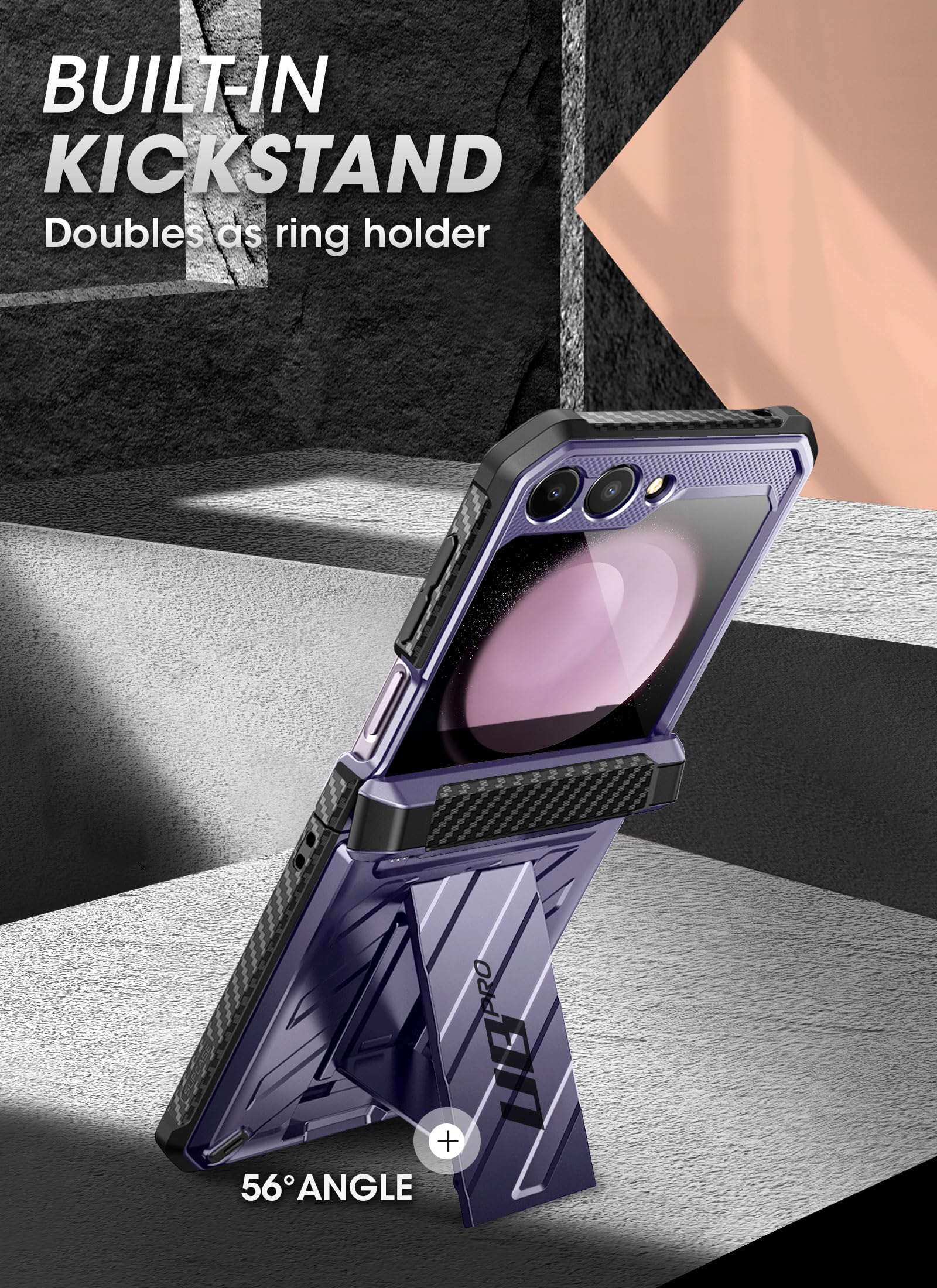 Foto 8 pulgar | Funda De Teléfono Supcase Unicorn Beetle Pro Para Samsung Galaxy Z Flip 5 - Venta Internacional.