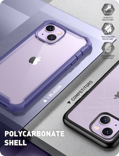 Foto 5 | Funda I-blason Ares Series A Prueba De Golpes Para Iphone 13 De 6.1 Pulgadas, Color Malva - Venta Internacional.