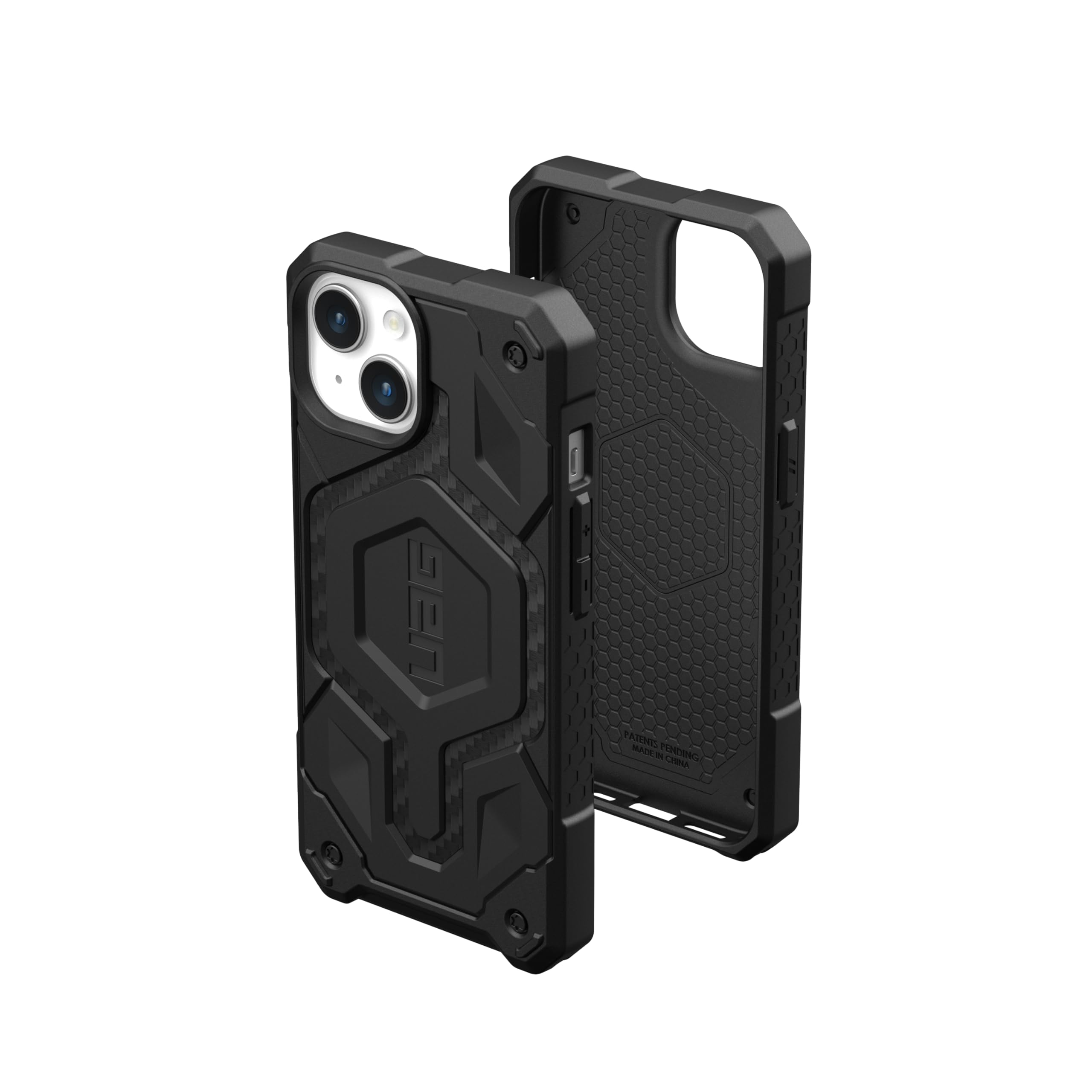 Funda Urban Armor Gear Uag Monarch Pro Carbon Para Iphone 15 Plus - Venta Internacional.