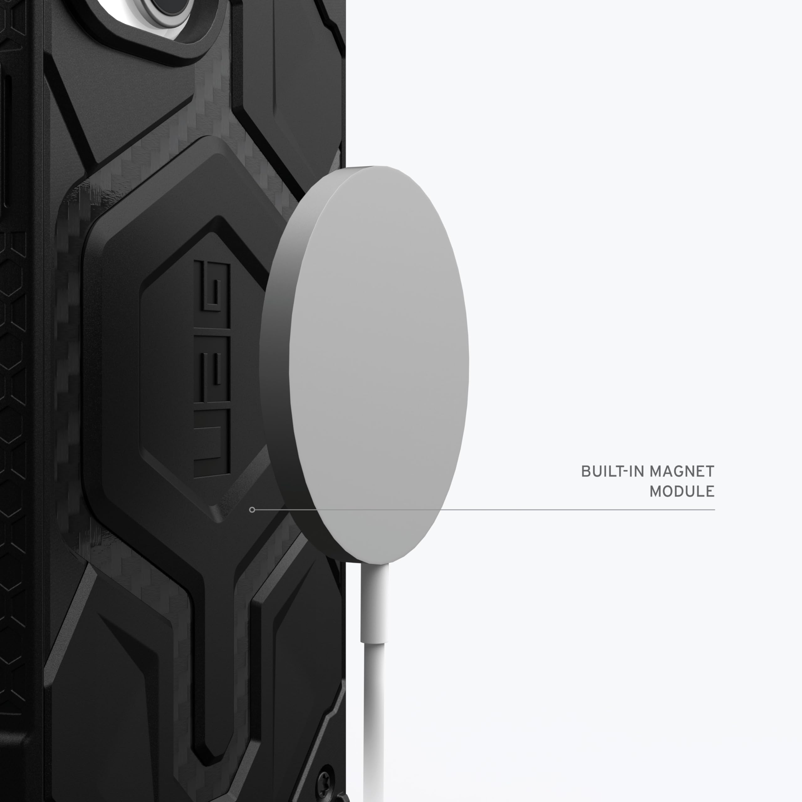 Foto 5 pulgar | Funda Urban Armor Gear Uag Monarch Pro Carbon Para Iphone 15 Plus - Venta Internacional.