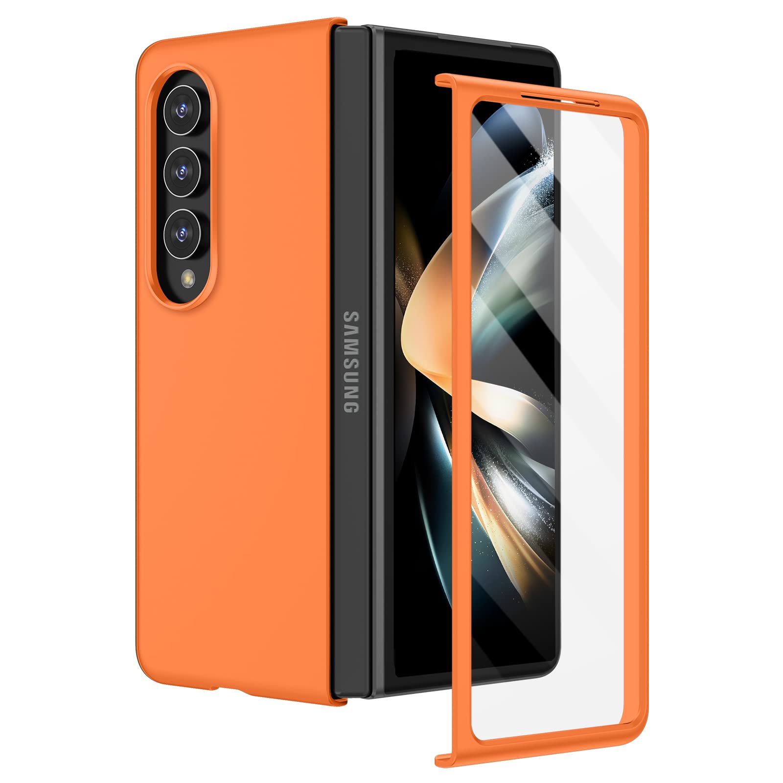 Foto 2 pulgar | Funda De Teléfono Ruky De Cuerpo Completo Con Protector De Pantalla Para Galaxy Z Fold 4 - Venta Internacional.