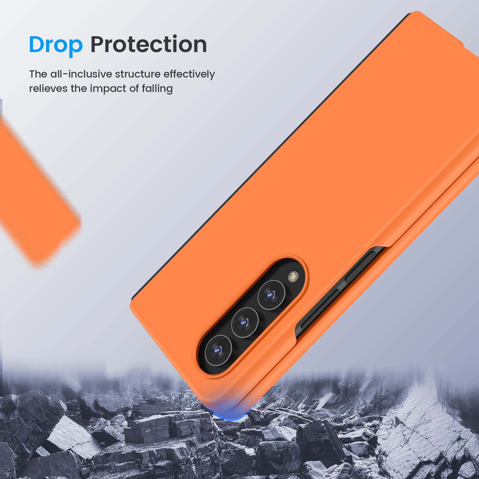 Foto 7 pulgar | Funda De Teléfono Ruky De Cuerpo Completo Con Protector De Pantalla Para Galaxy Z Fold 4 - Venta Internacional.