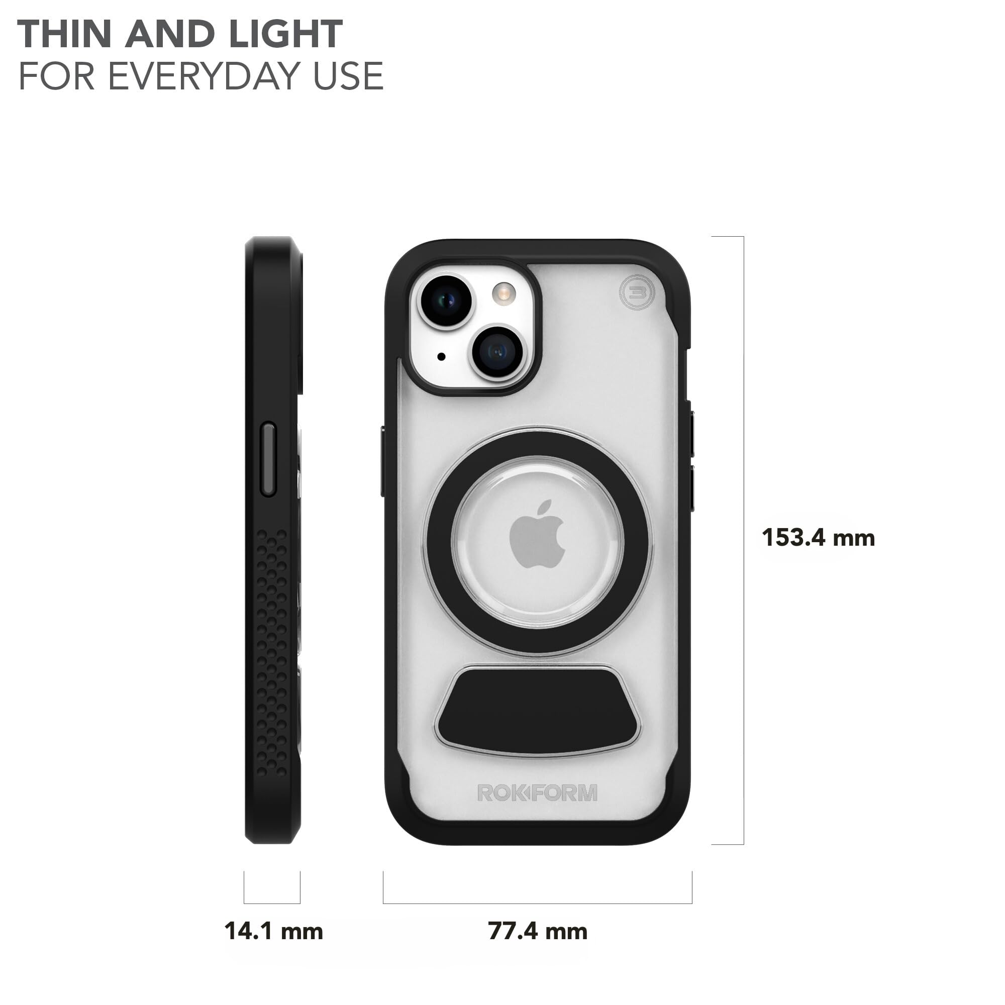 Foto 6 pulgar | Funda De Teléfono Rokform Eagle 3 Series Para Iphone 15, Transparente - Venta Internacional.