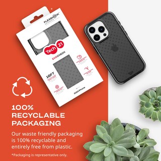 Foto 7 | Funda Tech21 Evo Check Para Iphone 15 Pro, Color Ahumado Y Negro - Venta Internacional.